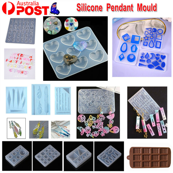 Silicone Pendant Mold Making Jewelry For Resin Necklace Mould Craft DIY Tools