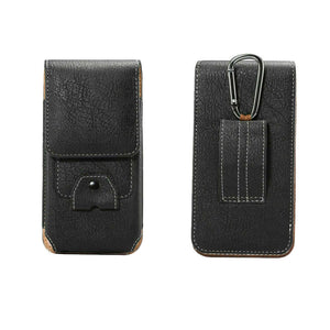 Universal Luxury Leather Flip Belt Wallet Pouch Card Cell Phone Case Cover Bag