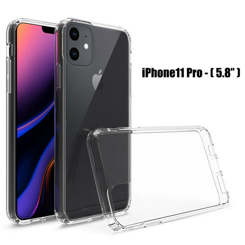 ?�Shockproof?‘iPhone 11/Pro/Max Clear Case Bumper Crystal Slim Cover Silicone TPU