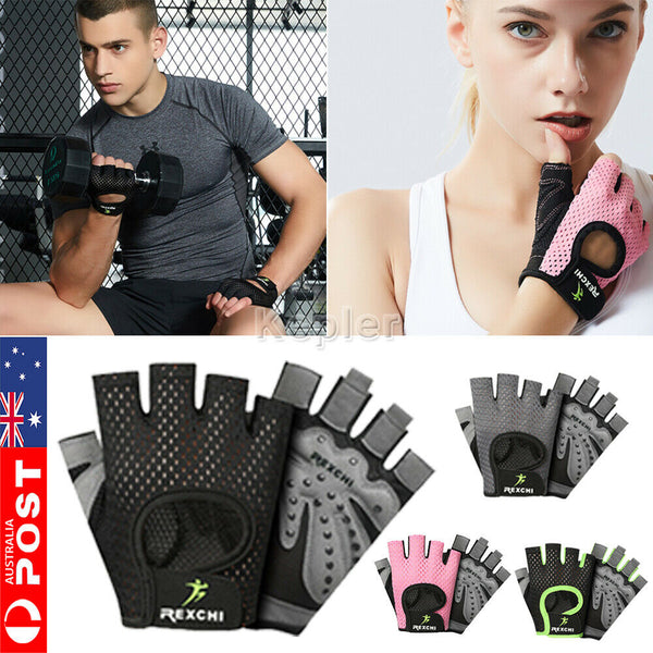 Ladies Fitness Gym Training Gloves Half Finger Gel Weight Lifting Workout Gloves