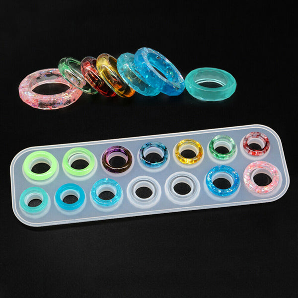 Ring Silicone Pendant Mold Jewellry Making Resin Mould Epoxy Casting Craft DIY