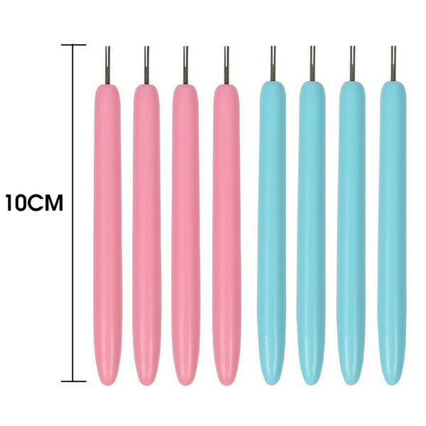 6Pcs Slotted Paper Quilling Tool Pen Winder Roll DIY Origami Craft Handmade Kit