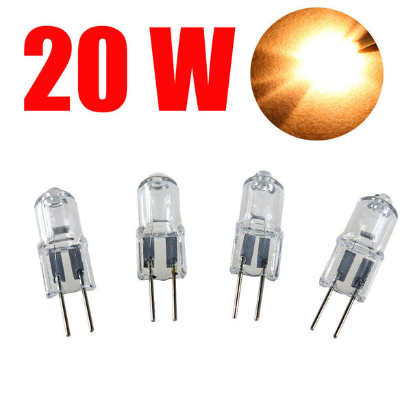 10Pcs 12V 5W 10W 20W G4 HALOGEN BULBS Light Globe Lot Pack JC Bi-Pin Led 2900K