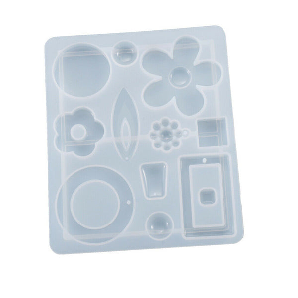 Silicone Pendant Mold Making Jewelry For Resin Necklace Mould Craft DIY Tools