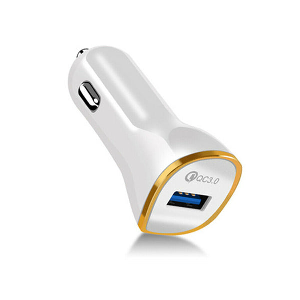 PD Fast Charging QC3.0 3.4A Car Charger Plug Multi USB-C Adapter Quick Charge