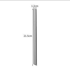 Stainless Steel Straws Metal Drinking Straw Bent Long Reusable Washable AU