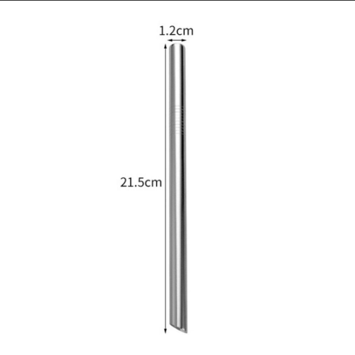 Stainless Steel Straws Metal Drinking Straw Bent Long Reusable Washable AU