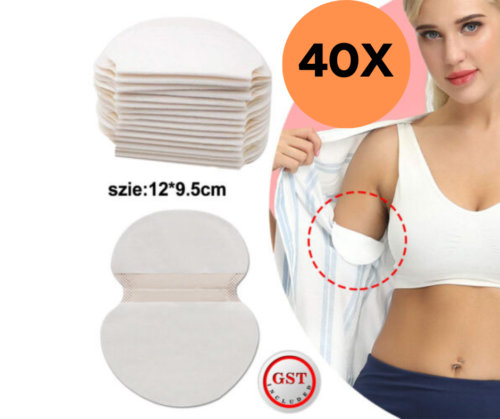 40-80x Underarm Armpit Sweat Pads Stickers Summer Shield Guard Absorbing White A