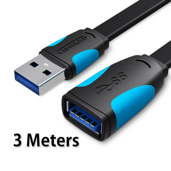 Fast Speedy Vention USB 3.0 Data Extension Male to Female Cable 1m 1.5m 2m 3m /