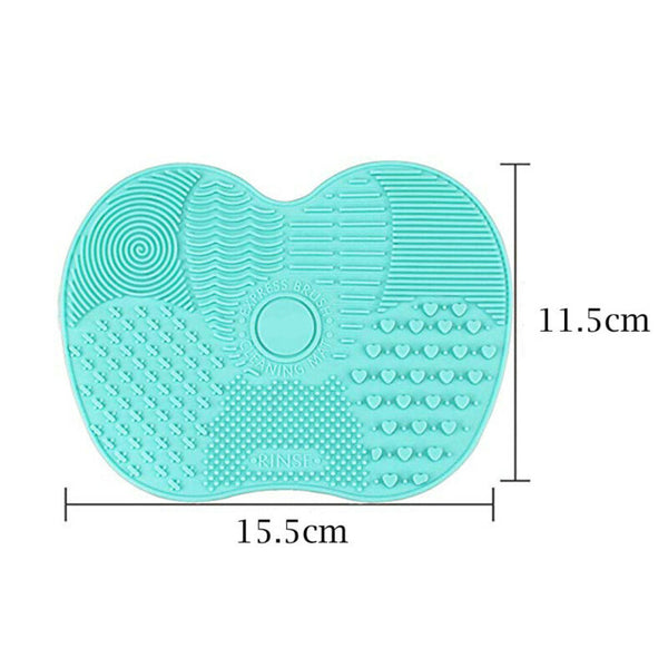 Makeup Cosmetic Silicone Brush Cleaner Washing Pad Mat Scrubber Board Cleaning