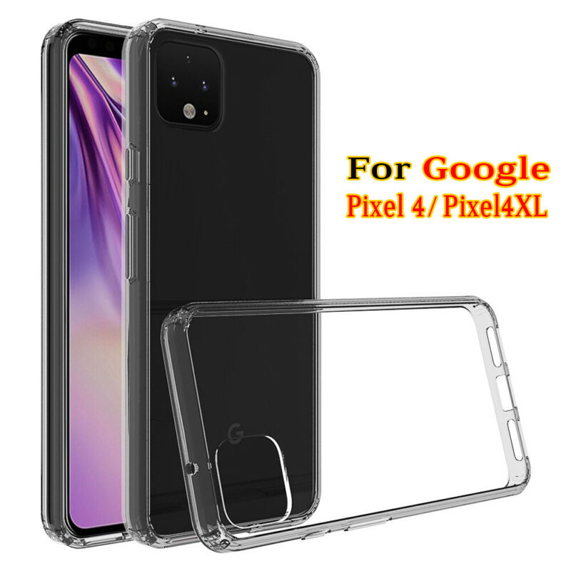 Clear Case Heavy Duty Gel Shockproof Bumper Cover Case For Google Pixel 4 4 XL