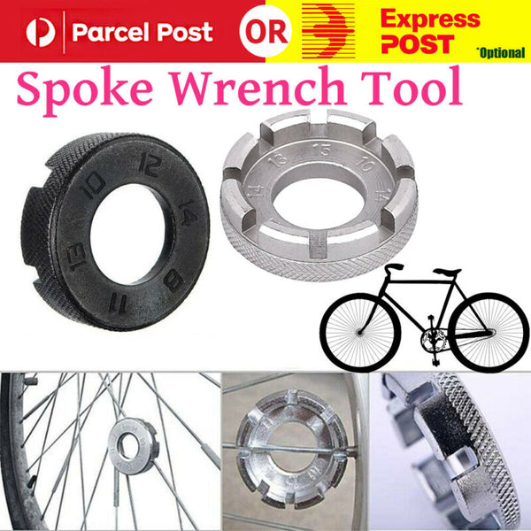 Spoke Wrench Steel Bicycle Bike Adjuster Repair Tool Wheel Spanner Vehicle Ring