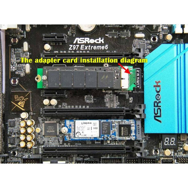 2013/14/15 MacBook Air Pro 12+16 Pins SSD to M.2 (NGFF) PCI-e Adapter Converter