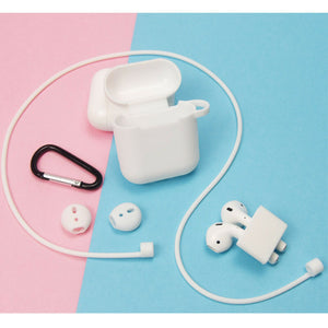 5 in 1 Set Strap Holder & Silicone Case Cover Skin For Apple Airpods Accessories