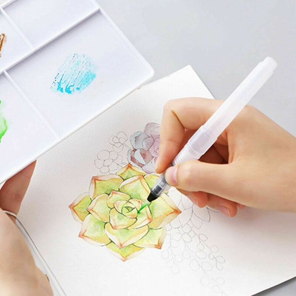 20 Colors Pcs Water Watercolor Pens Oil Art Drawing Painting Sketch Brush Set