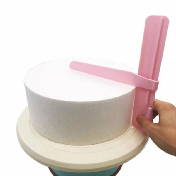 Adjustable Fondant Cake Scraper Icing Piping Cream Spatula Edges Smoother Craft