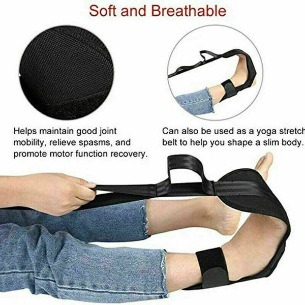 Yoga Ligament Stretching Belt Strap Rehabilitation Training Foot Correct Ankle