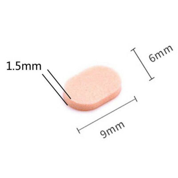 24X Soft Foam Anti-Slip Stick On Eyeglass Sunglasses Glasses Nose Pads Holder AU