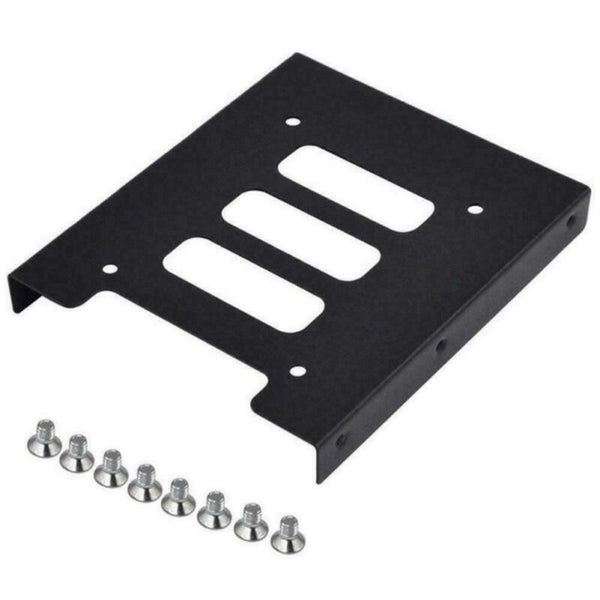 2.5 Inch SSD HDD To 3.5 Inch Metal Mounting Adapter Bracket Dock For PC Black AU