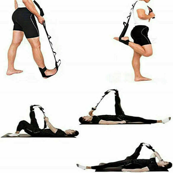 Yoga Ligament Stretching Belt Strap Rehabilitation Training Foot Correct Ankle