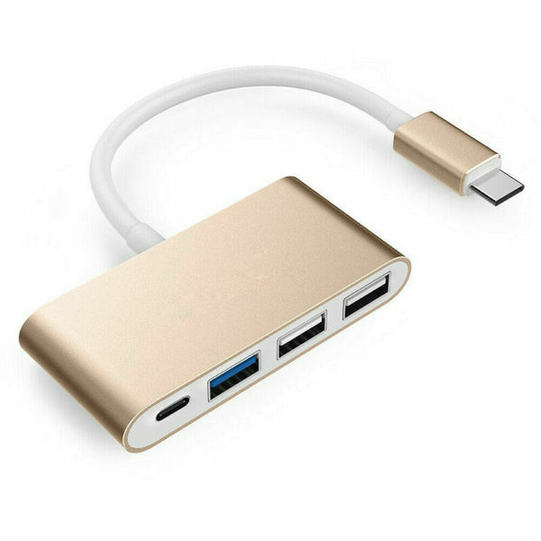 4in1 Type-C USB-C  to 4-Port Hub USB 3.0 2.0 Charging Adapter For Thunderbolt 3