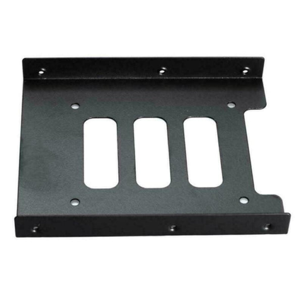 2.5 Inch SSD HDD To 3.5 Inch Metal Mounting Adapter Bracket Dock For PC Black AU