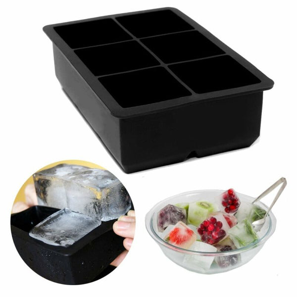 Whiskey Silicon Ice Cube Ball Maker Mold Sphere Mould Brick Party Tray Round