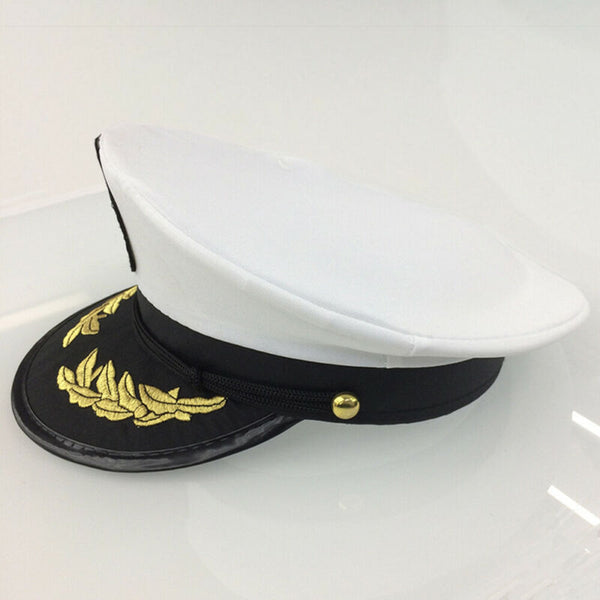 Sexy Sailor Cap Boat Captain Hat For Navy Skipper Costume Fancy Marine Dress