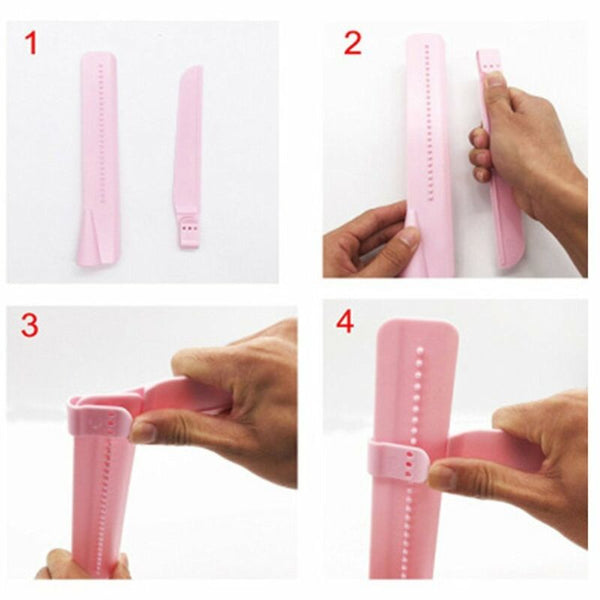 Adjustable Fondant Cake Scraper Icing Piping Cream Spatula Edges Smoother Craft