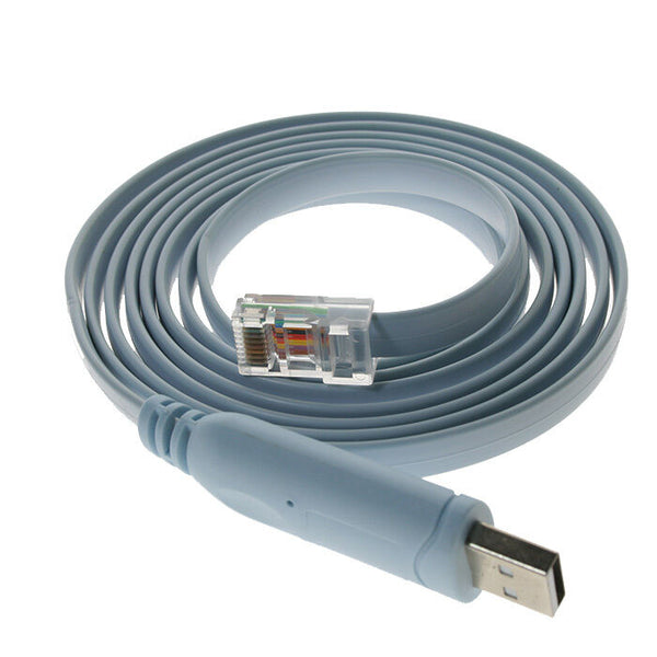 USB TO RJ45 Serial Console Cable Express Net Cable for Cisco Routers FTDI AU