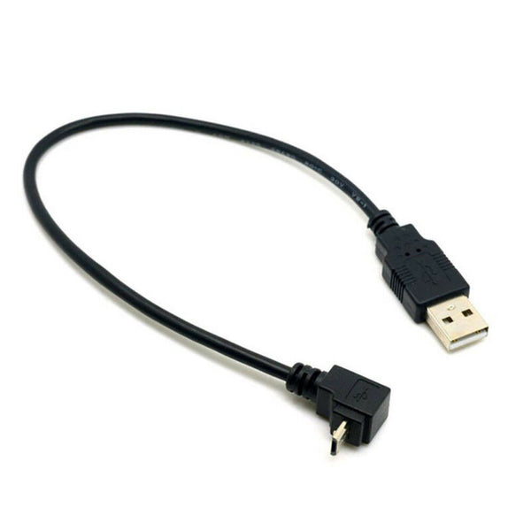 Micro USB High Speed Charging Right Angle 90 Degree Cable Fast Data Sync Cord AU