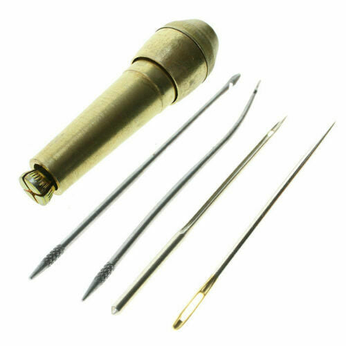 Leather Tent Shoe Repair Sewing Awl Hand Stitcher Taper Leathercraft Needle Tool