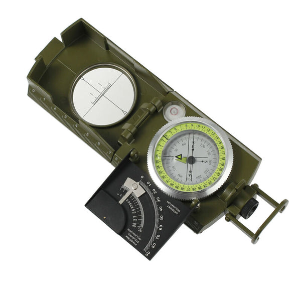 Professional Military Army Metal Sighting Compass Clinometer Camping Hiking New