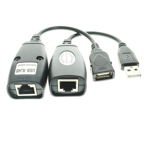 USB UTP Extender Extension Over Single RJ45 Ethernet CAT5e Cable Up to 150FT AU