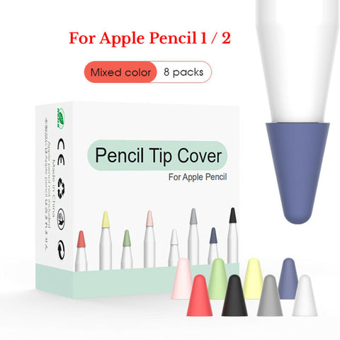 Soft Silicone Nib Case Replace Pen Tip Cover For Apple iPad Pencil 1 2 Stylus