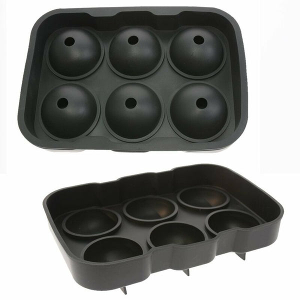 Whiskey Silicon Ice Cube Ball Maker Mold Sphere Mould Brick Party Tray Round