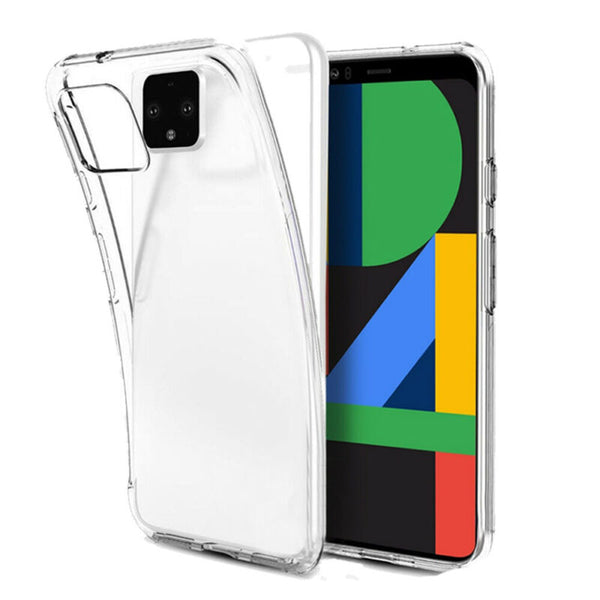 Clear Case Heavy Duty Gel Shockproof Bumper Cover Case For Google Pixel 4 4 XL