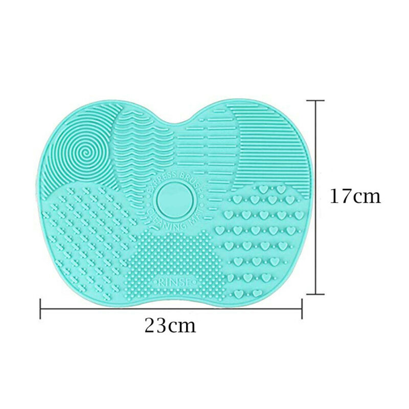 Makeup Cosmetic Silicone Brush Cleaner Washing Pad Mat Scrubber Board Cleaning