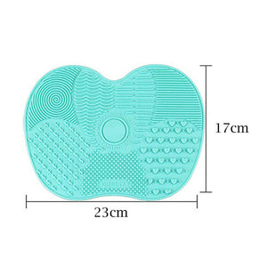 Makeup Cosmetic Silicone Brush Cleaner Washing Pad Mat Scrubber Board Cleaning