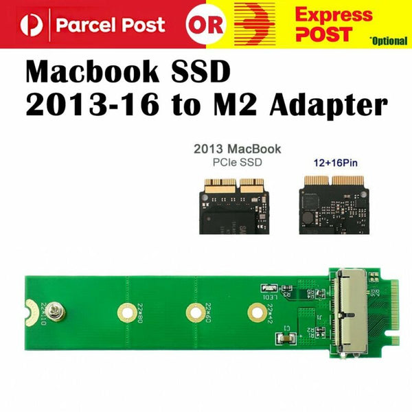 2013/14/15 MacBook Air Pro 12+16 Pins SSD to M.2 (NGFF) PCI-e Adapter Converter