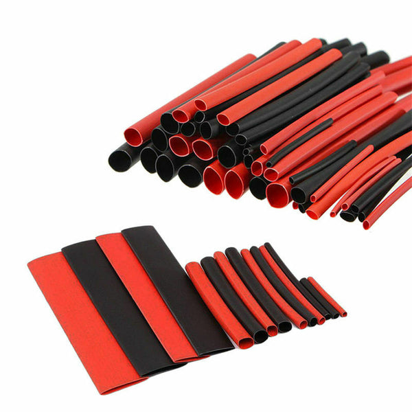 150pcs 2:1 Polyolefin Heat Shrink Tubing Tube Sleeving Wrap Wire Kit Cable AU