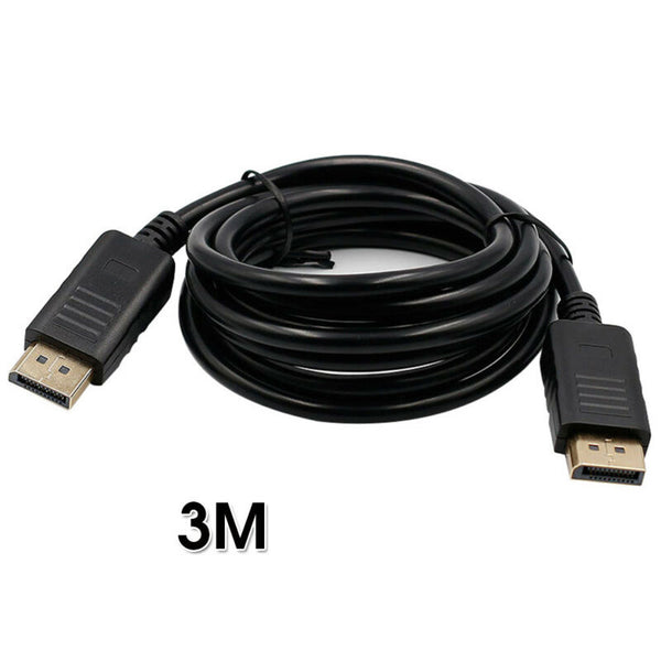 Display Port to Displayport Cable DP Male To Male Ultra HD Speed 4K*2K Support