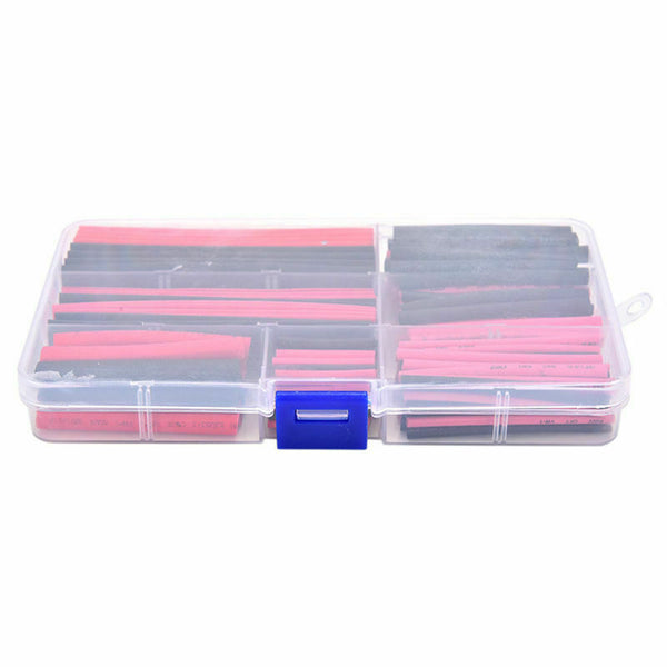 150pcs 2:1 Polyolefin Heat Shrink Tubing Tube Sleeving Wrap Wire Kit Cable AU