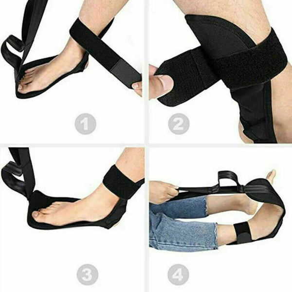 Yoga Ligament Stretching Belt Strap Rehabilitation Training Foot Correct Ankle