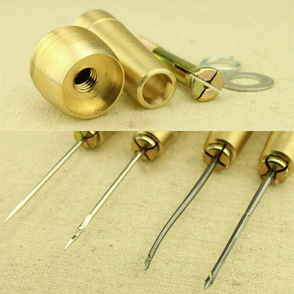 Leather Tent Shoe Repair Sewing Awl Hand Stitcher Taper Leathercraft Needle Tool