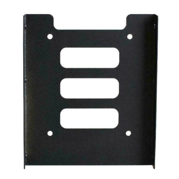 2.5 Inch SSD HDD To 3.5 Inch Metal Mounting Adapter Bracket Dock For PC Black AU