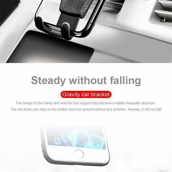 Universal Gravity Car Holder Mount Air Vent Stand Cradle For Mobile Cell Phone