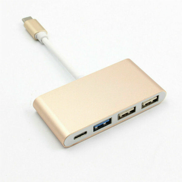 4in1 Type-C USB-C  to 4-Port Hub USB 3.0 2.0 Charging Adapter For Thunderbolt 3