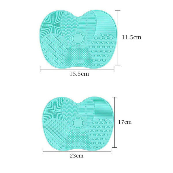 Makeup Cosmetic Silicone Brush Cleaner Washing Pad Mat Scrubber Board Cleaning