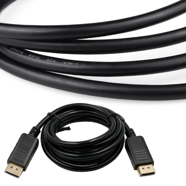 Display Port to Displayport Cable DP Male To Male Ultra HD Speed 4K*2K Support